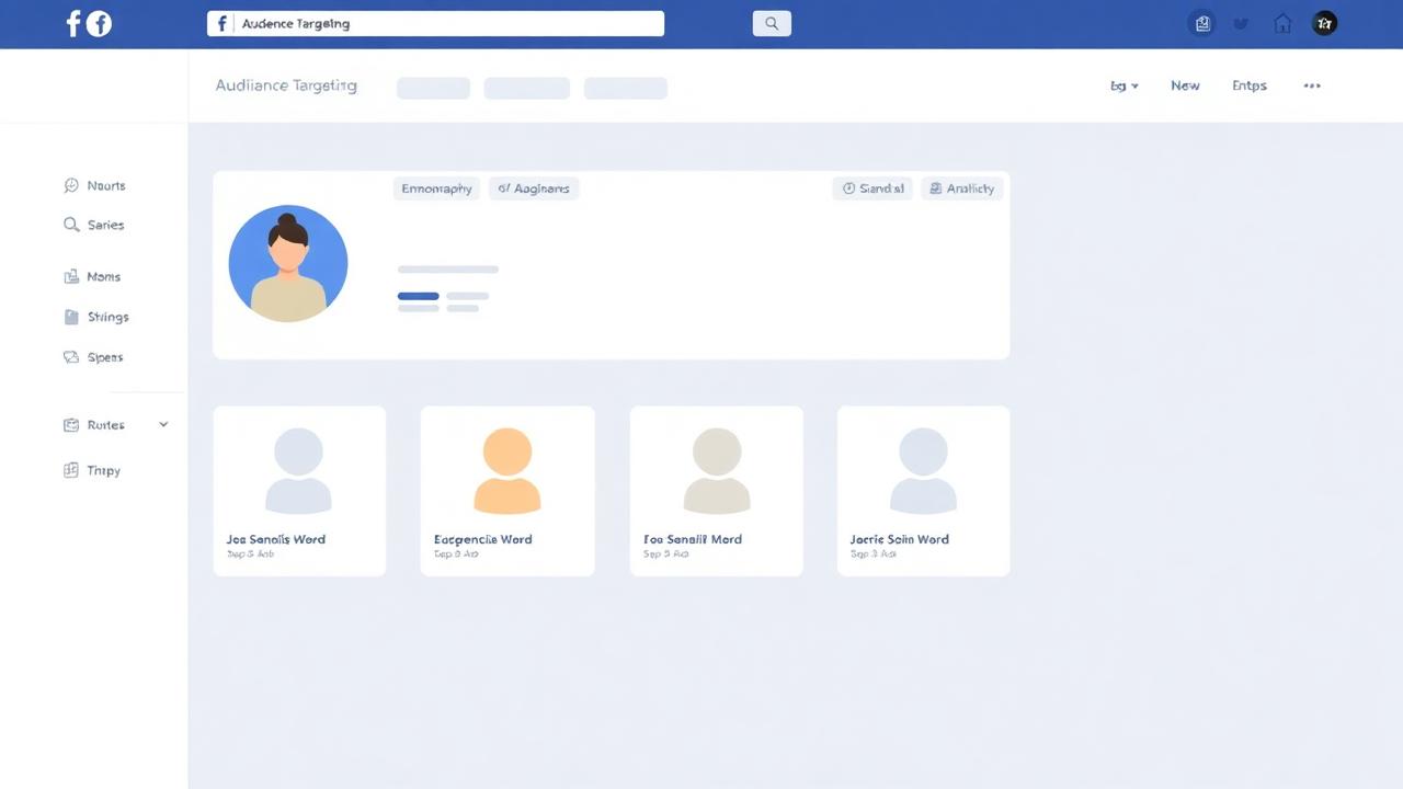 Painel de anúncios do Facebook Ads