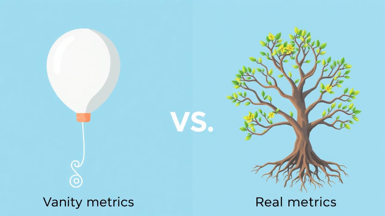 Vanity vs real metrics